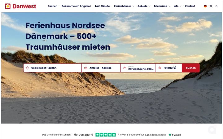 Screenshot of danwest.de