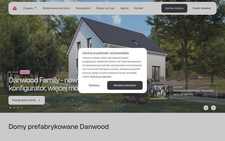 Screenshot of danwood.pl