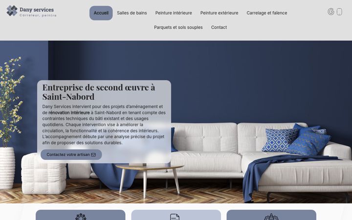 Zrzut ekranu dany-services.fr