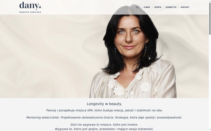 Screenshot of dany-spa.pl