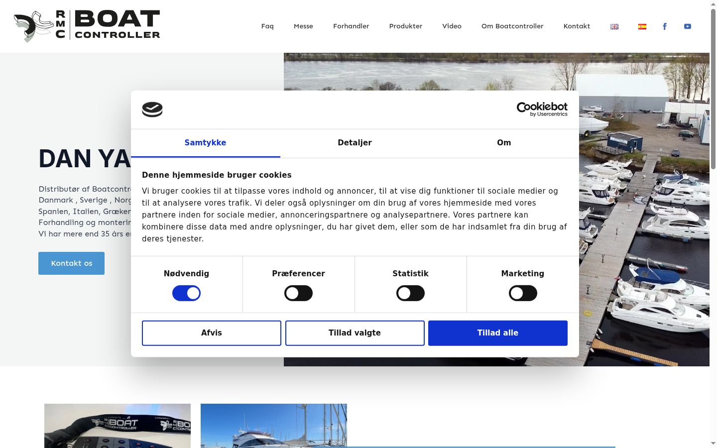 Sutikimo reklamjuostės, rodytos prieš bet kokią sąveiką, ekrano kopija