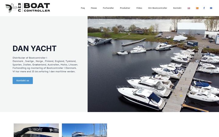 Screenshot of danyacht.dk
