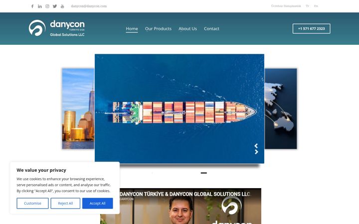 Screenshot of danycon.com