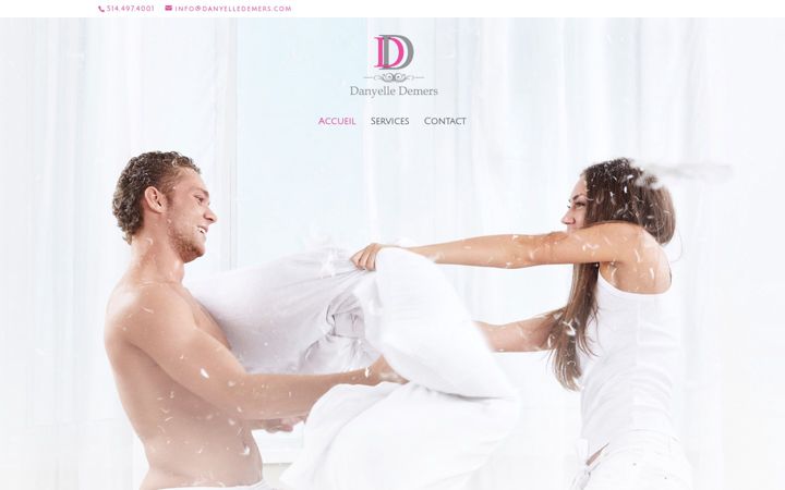 Screenshot of danyelledemers.com
