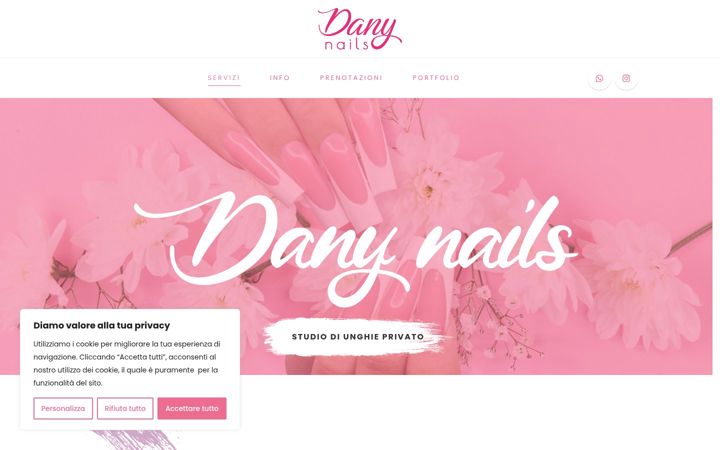 Posnetek zaslona danynails.it