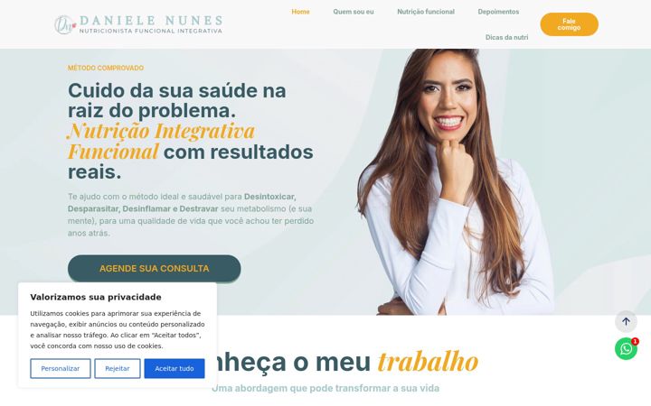 Skjámynd af danynutri.com.br