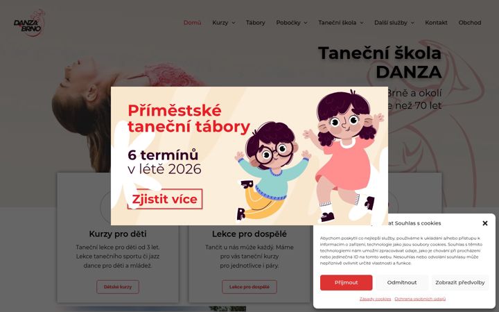 Zrzut ekranu danza.cz