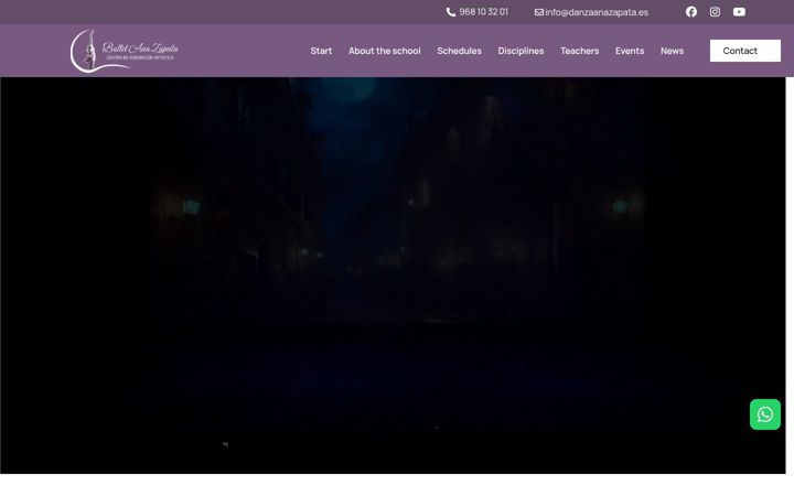 Screenshot di danzaanazapata.es