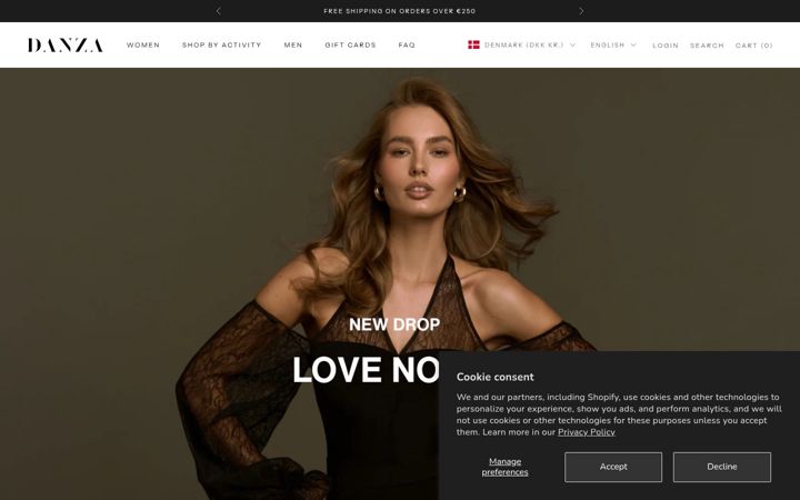 Screenshot of danzadanza.com