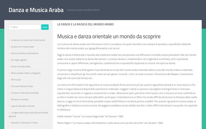 Screenshot of danzaemusicaaraba.com