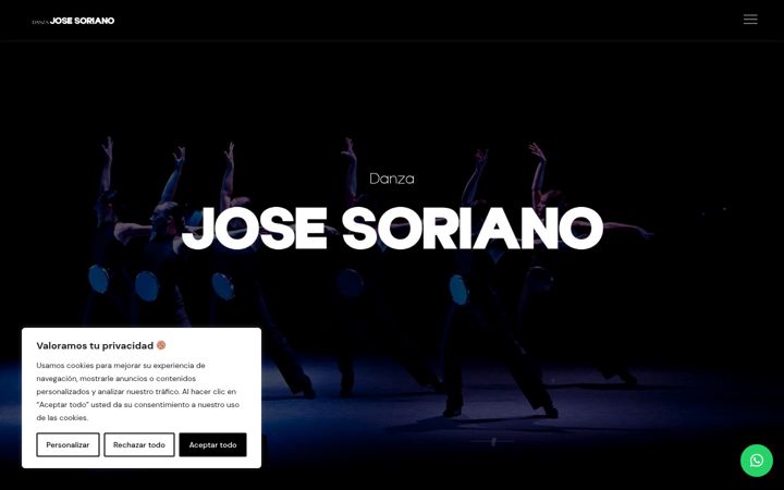 Screenshot di danzajosesoriano.es