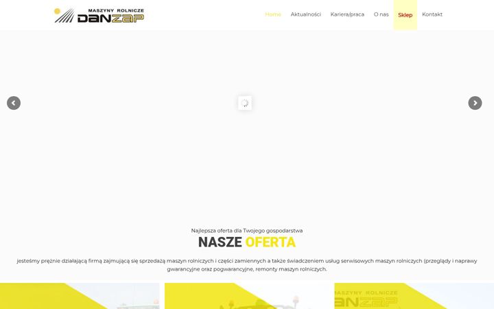 Screenshot of danzap.pl