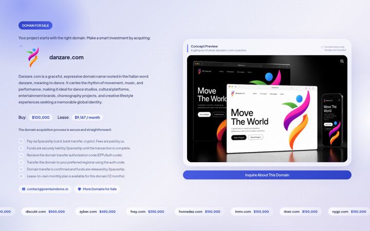 Screenshot of danzare.com
