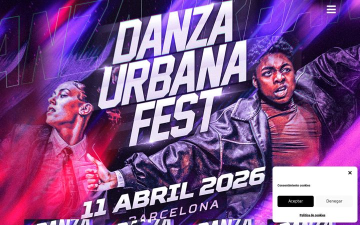 Screenshot di danzaurbana.es