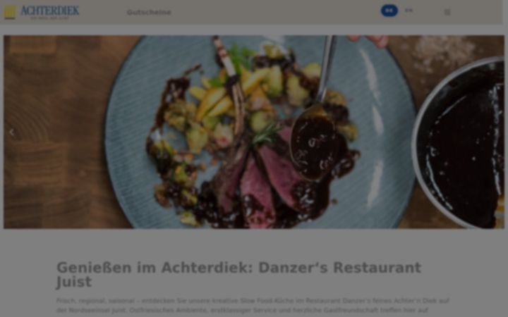 Screenshot of danzer-juist.de
