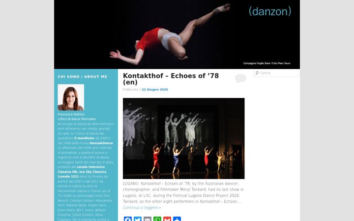 Screenshot of danzon.it
