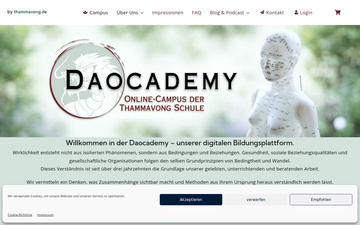 Screenshot of daocademy.de