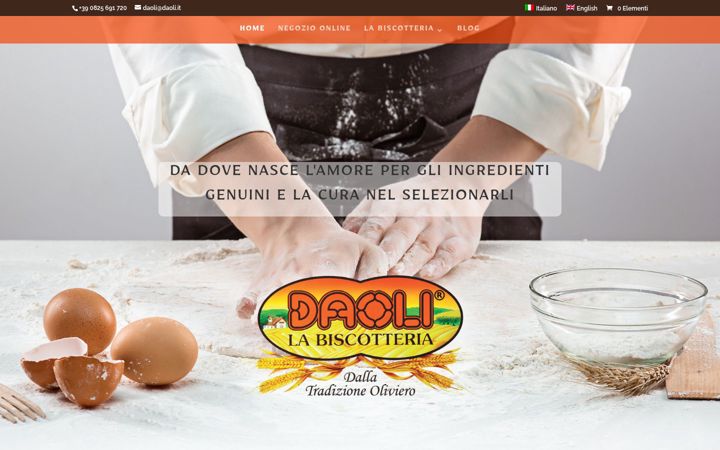 Screenshot of daoli.it