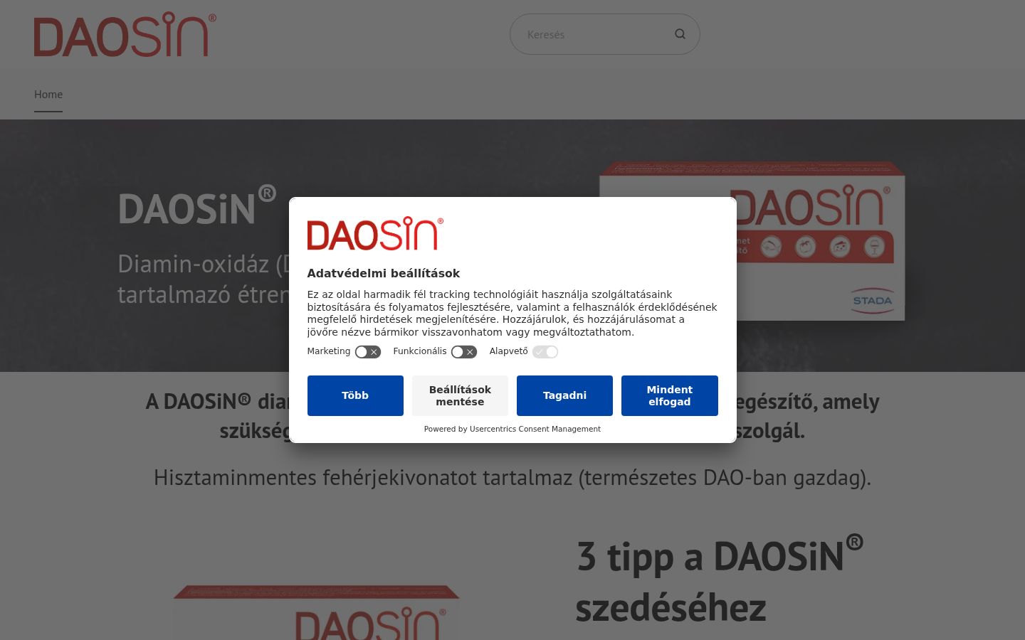 Zrzut ekranu banera zgody wyświetlanego przed jakąkolwiek interakcją