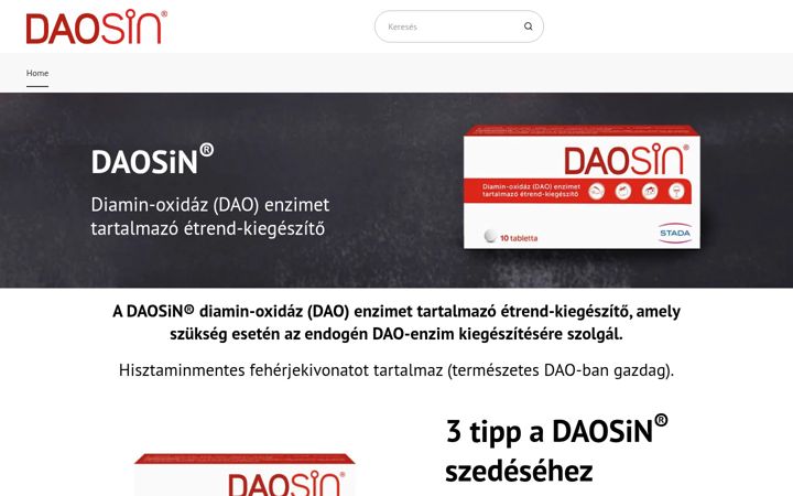 Zrzut ekranu daosin.hu