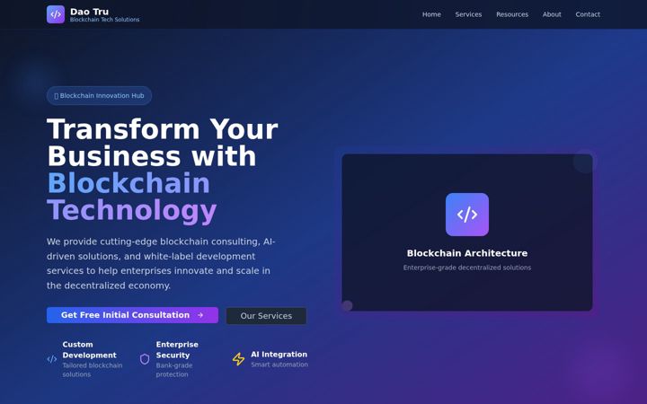 Screenshot of daotru.com