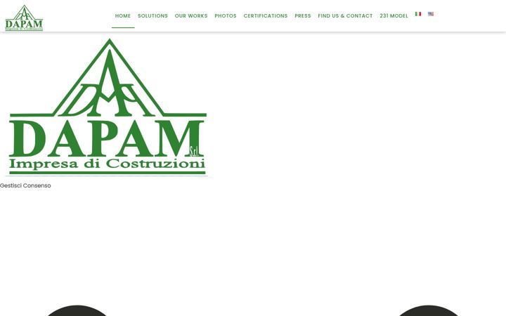 Screenshot of dapam.it
