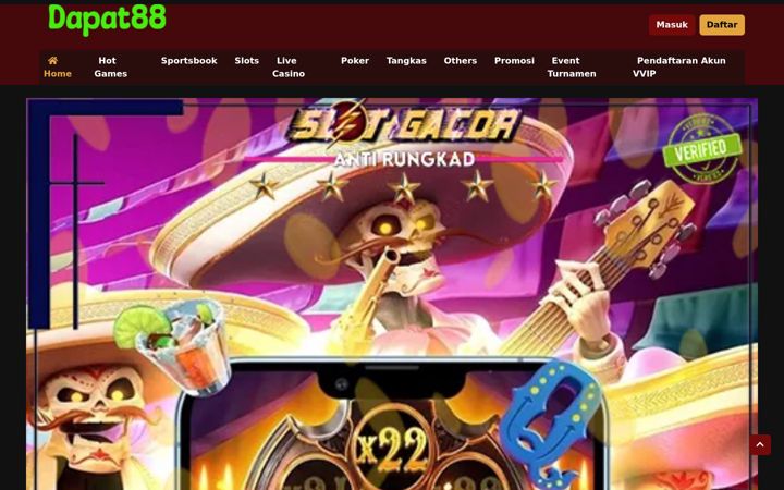 Screenshot of dapat88.org