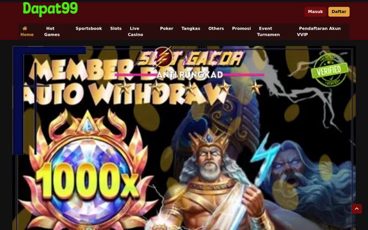 Screenshot of dapat99.org