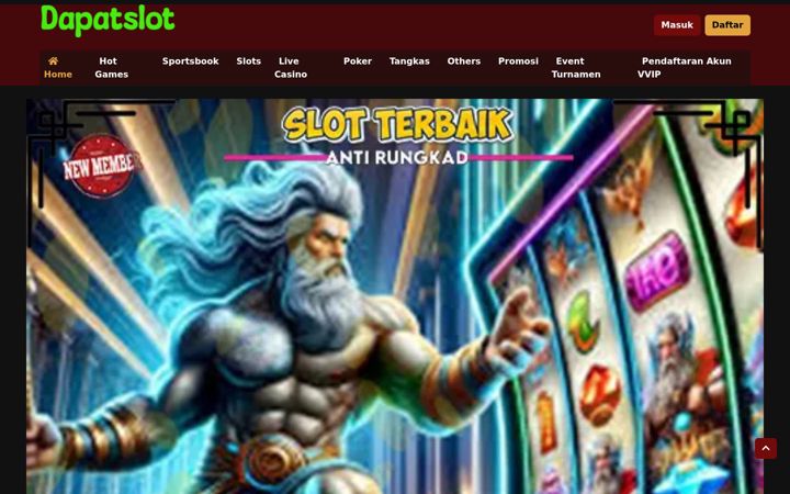 Screenshot of dapatslot.net