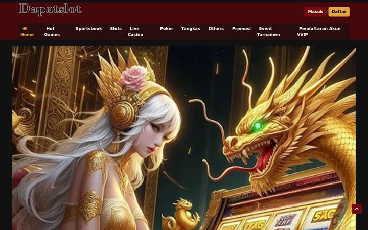 Screenshot of dapatslot.org