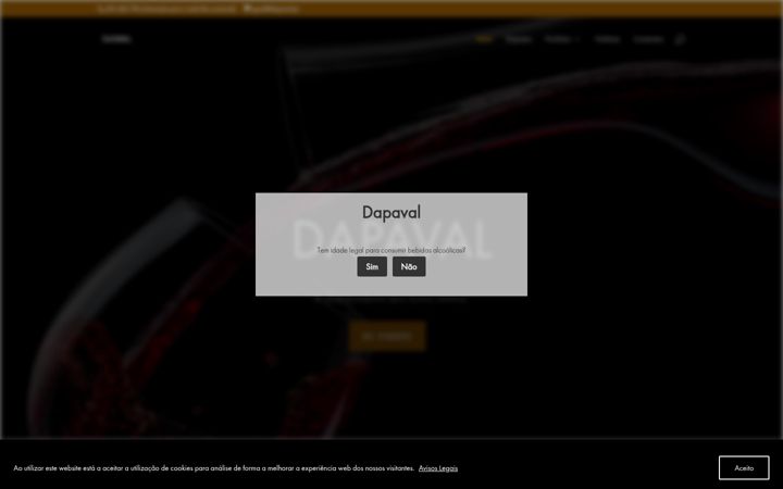 Screenshot of dapaval.pt