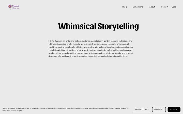 Screenshot of daphadil.com
