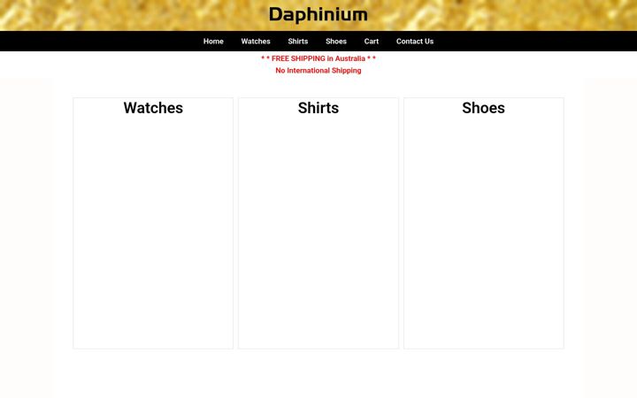 Screenshot of daphinium.com