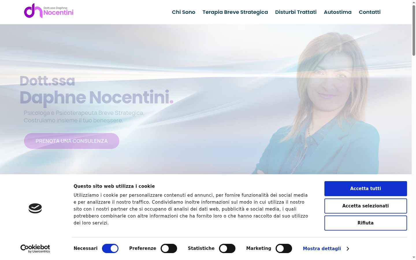 Screenshot tal-banner tal-kunsens muri qabel kwalunkwe interazzjoni