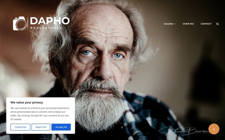 Ekrano kopija dapho.nl