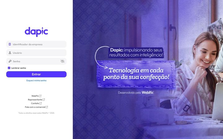 Screenshot of dapic.app