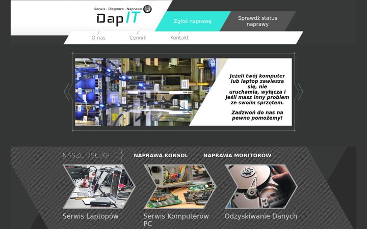 Screenshot of dapit.pl