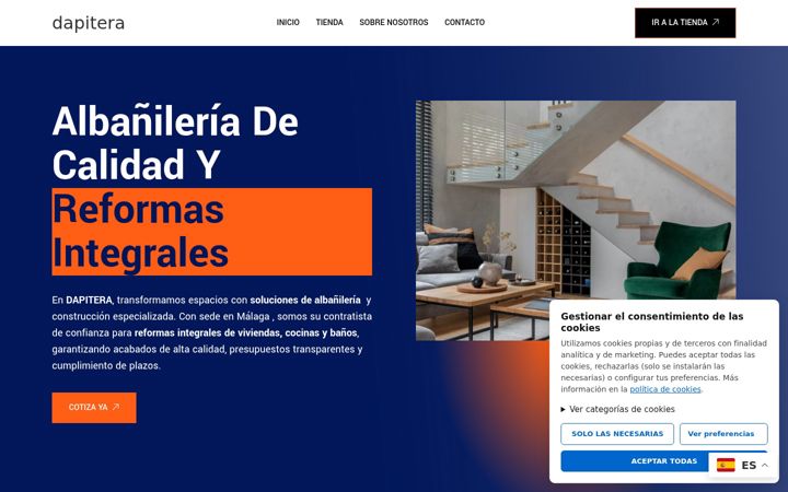 Screenshot of dapitera.com
