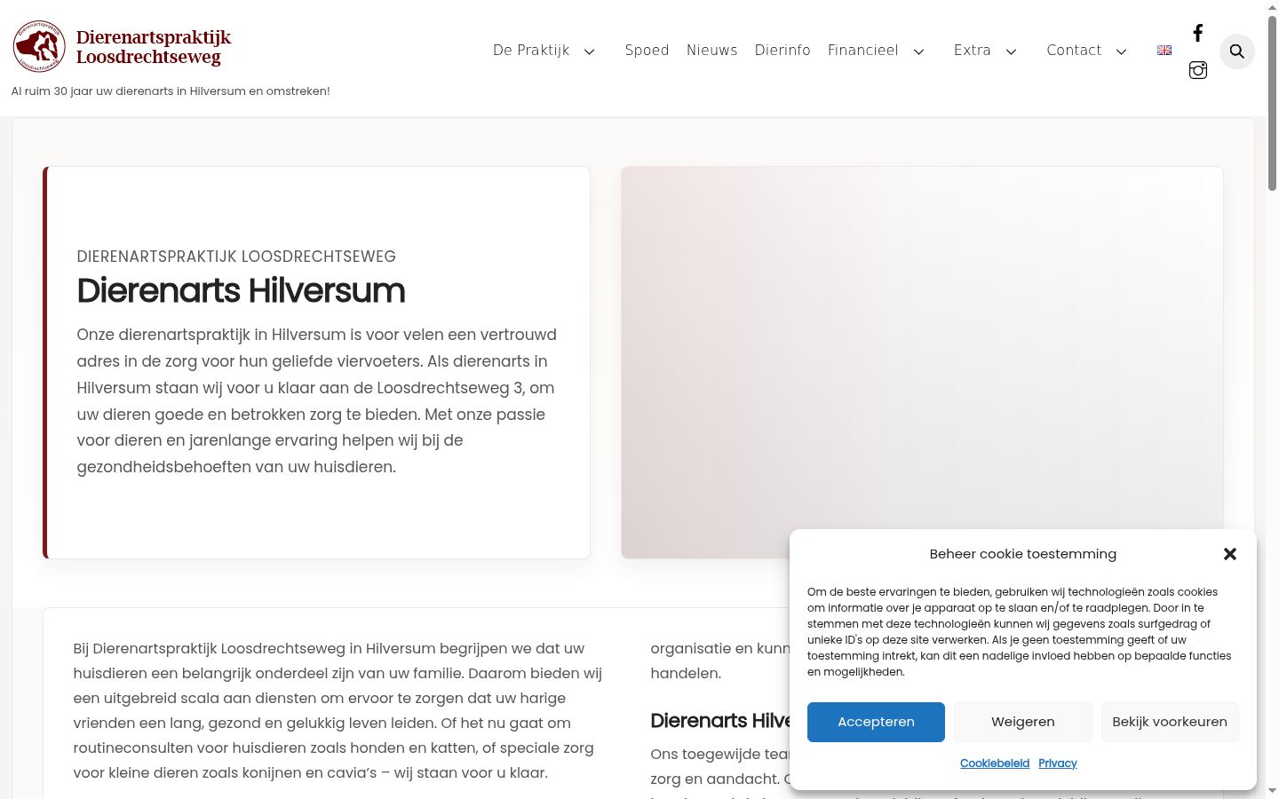 Screenshot des Einwilligungsbanners vor jeglicher Interaktion