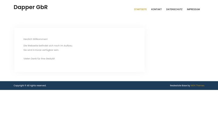 Screenshot of dapper-gbr.de