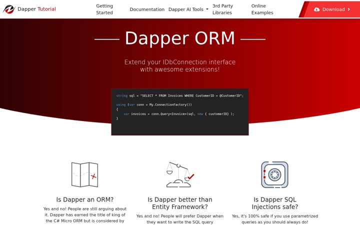 Captura de ecrã de dappertutorial.net