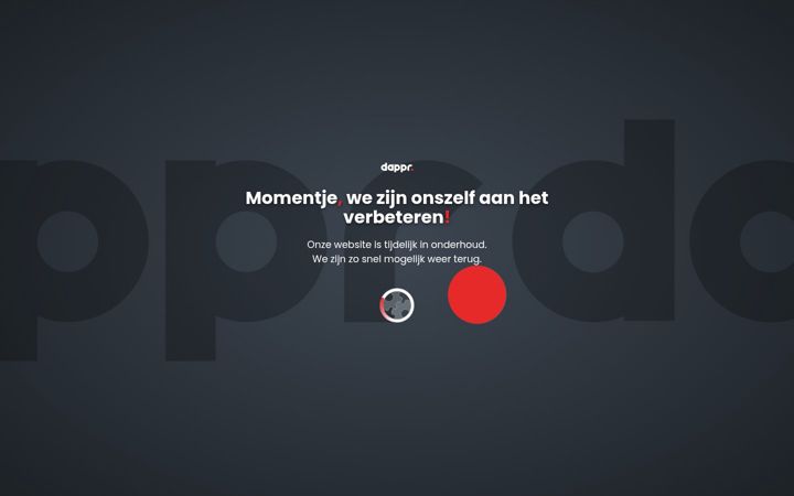 Screenshot von dapprgemaakt.nl