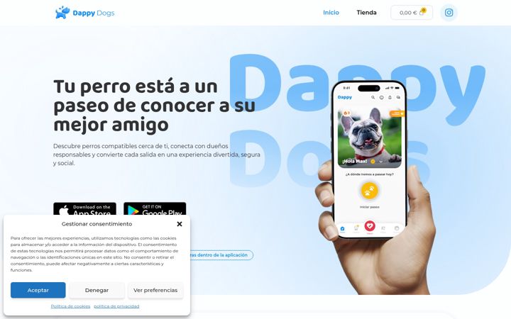 Screenshot di dappy.es