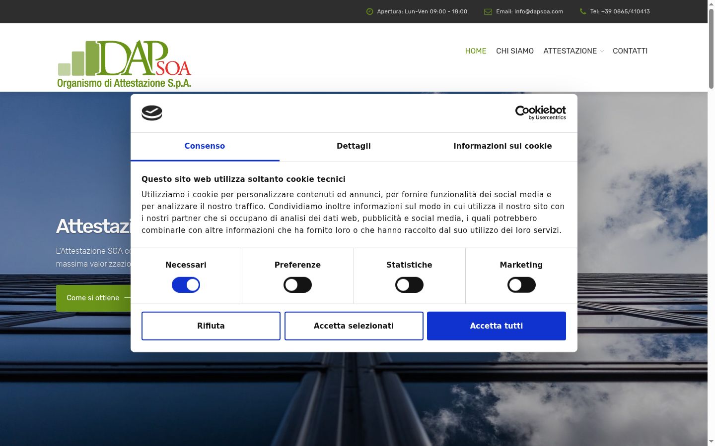 Sutikimo reklamjuostės, rodytos prieš bet kokią sąveiką, ekrano kopija