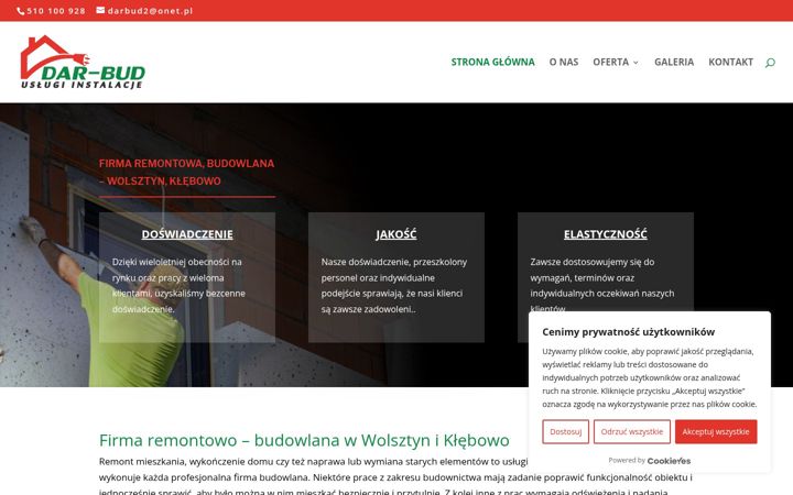 Screenshot of dar-bud.eu