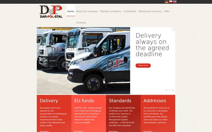 Screenshot of dar-pol-stal.eu