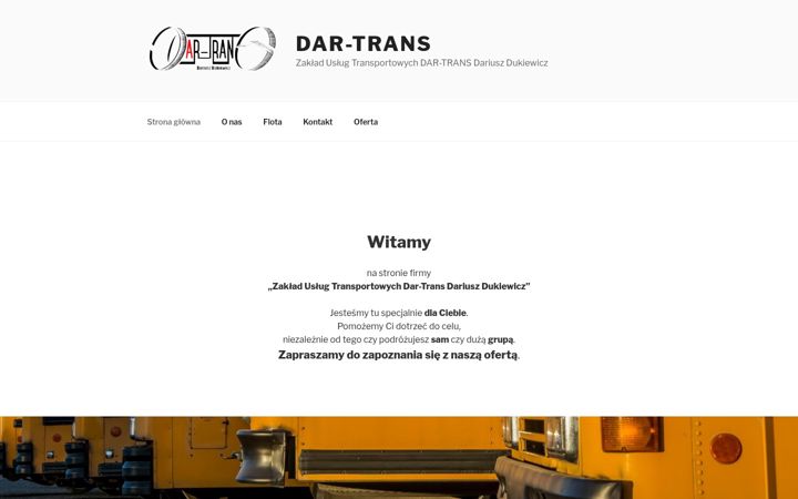 Screenshot of dar-trans.eu