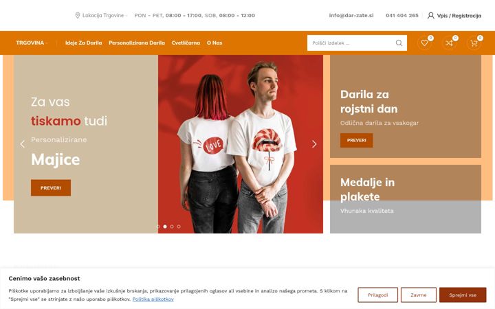 Screenshot von dar-zate.si