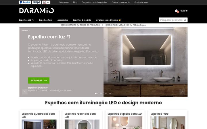 Screenshot of daramio.pt