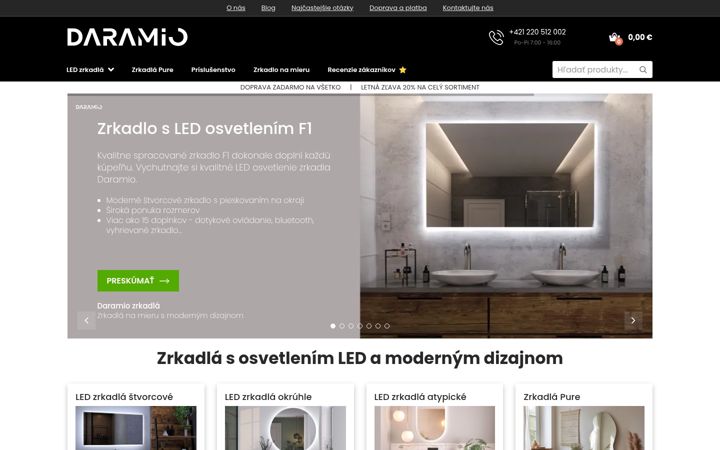 Screenshot of daramio.sk